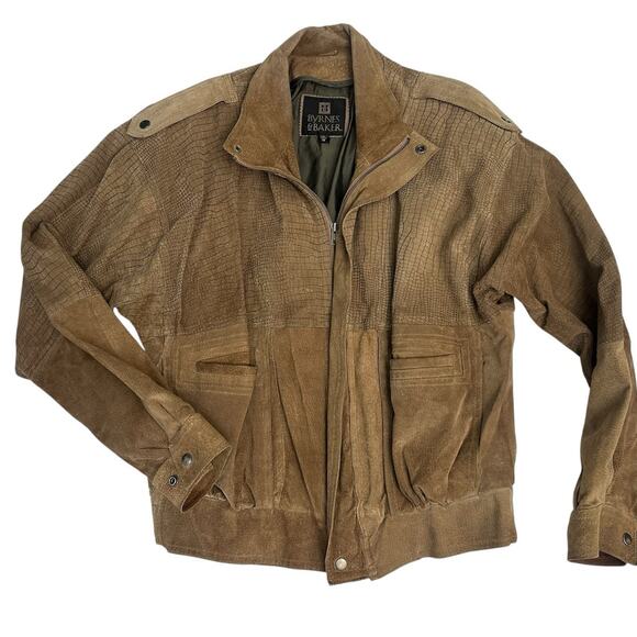 Vintage 80s Suede Leather Jacket - Picture 1 of 13